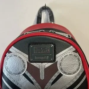 Disney Marvel Loungefly lady Thor black and Red Backpack NWT Disney Parks Loungefly Bag - Thor: Love and Thunder - Black main image 4